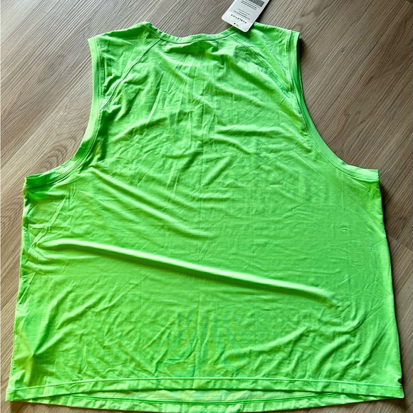 Fabletics Eco-Conscious Muscle Tank 1X Lime Gym Athleasure Athletic Summer - Picture 5 of 8